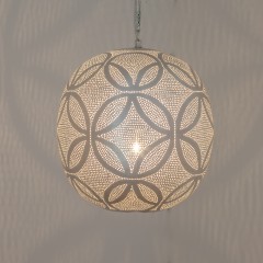 HANGING LAMP CRC BRASS SILVER PLATED 30 - HANGING LAMPS